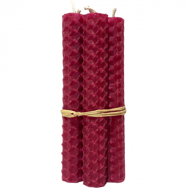 Cerise - Beeswax Spell Candles